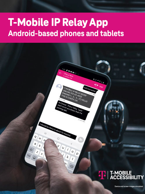 T-Mobile IP Relay App for Android-based phones